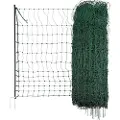 Kerbl hønsenetting med dobbel spiss uten strøm - l 25 m x b 106 cm