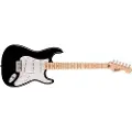 Squier Sonic Stratocaster - 6-strengs elektrisk gitar, svart