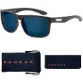 Gunnar Optiks Optiks Intercept, Unisex, Rektangel, Klassisk, Onyx, Nylon, Sort