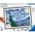 Ravensburger Creart Mal Etter Nummer Van Gogh Stjernenatt