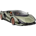 Bburago Lamborghini Sian FKP 37, Superbil, Montert på forhånd, 1:18, Lamborghini Sian FKP 37, Alle kjønn, Metall, Plast