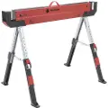 Toolcraft TO-7726197 Stål Savbuk Kan indstilles i højden 300 kg (B x H x T) 520 x 620 x 1088 mm 9.3 kg 1 stk