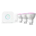 Philips HueWCA Startkit 3st GU10, Bridge, håndkontroll