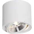 QAZQA Smart takspotlight hvit roterbar og vippbar inkl. Wifi GU10 111mm - Rondoo Up