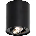 QAZQA Moderne takspotlight sort roterbar og tiltbar AR70 - Rondoo Up
