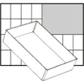 Raaco Insert 55 A6-1, Polypropylen (PP), Gjennomsiktig, 109 mm, 157 mm, 47 mm, 70 g