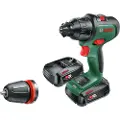 Bosch Advanced Impact 18 - Hammerbor/driver - trådløs - 2 hastigheter - nøkkelfri borhylse 13 mm - 36 N·m - 2 batterier, inkludert lader - 18 V