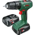 Bosch EasyImpact 18V-40 - Hammerbor/driver - trådløs - 2 hastigheter - nøkkelfri borhylse 13 mm - 32 N·m - 2 batterier, inkludert lader - 18 V