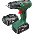 Bosch EasyDrill 18V-40 - Drill/driver - trådløs - 2 hastigheter - nøkkelfri borhylse 13 mm - 40 N·m - 2 batterier, inkludert lader - 18 V