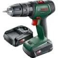 Bosch Universalimpact 18V skrutrekker med 2x1,5Ah batterier og lader i S-eske + tilbehørssett