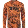 Fjällräven Värmland Wool LS M, Orange Multi Camo, M