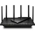 TP-LINK Archer AX72, Wi-Fi 6 (802.11ax), Dobbelbånd (2.4 GHz / 5 GHz), Ethernet/bredbåndsforbindelse, Sort, Bærbar Router