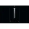 Electrolux Serie 800 FLEX HHOB870S - Induksjonskomfyrtopp - 4 plater - Nisje - bredde: 78 cm - dybde: 49 cm - Klasse A+ - uten ramme med fallvindeksos (uttrekk og resirkulering)