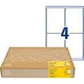 Avery Shippingetiket Avery 99,1x143,5 mm hvid - (300 ark x 4 stk.)