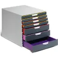 Durable VARICOLOR 7 - Skuffskap - 7 skuffer - for Letter, A4, C4, Folio