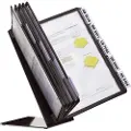 Durable 557001, Bord, Portrett, A4, Sort