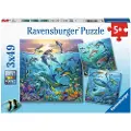 Ravensburger Under havet Puslespill 3x49 brikker
