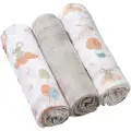 Babyono 3 Mus Bambus Musselin Pakke 70x70 Cm