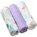 Babyono Pakke Med 3 Bambusmusselin 70x70 Cm