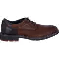 Fluchos for man. F1340 Terry Leather Shoes F1340 brown (46), Flat, Laces, Casual
