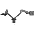 Vision Monitor Desk Arm Dual Matt Black