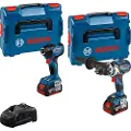 Bosch Kit18v:gsr18v-110c+gdr18v-210c+2x5.0ah+g Elektrisk Skrutrekker