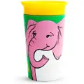 Munchkin læringskopp, elefant, Miracle 360 Wildlove, 6 måneder+, 266 ml, 05193202