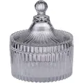 Alpina Glasskrukke med lokk 10,5x12cm