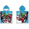 MCU Avengers Poncho badehåndklæde med hætte - 100 procent bomuld