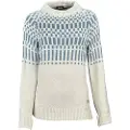 Bergans Nordmarka Merino Jumper Dame Vanilla White/Husky Blue M