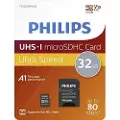 Philips FM32MP45B - Flashminnekort (microSDHC til SD-adapter inkludert) - 32 GB - Class 10 - microSDHC UHS-I