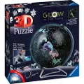 Ravensburger Stjernetegn globe, lyser i mørket, Puslespill 180 brikker,