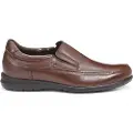 Fluchos for man. 8499_AVE_CAST Leather shoes 8499 Brown bird (46), Flat, Casual