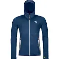 Ortovox Hooded Fleecejakke blå
