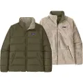 Patagonia Reversible Silent Down Jakke grønn