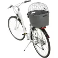 Trixie Cykelkurv til bagagebærer, plastik/metal, 36x47x46 cm, grå
