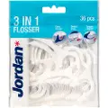 Jordan JORDAN_Flosser 3-i-1 gjengede tannpirkere 50 stk.