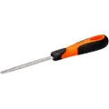Bahco ERGO 1-210-08-1-2, Fil, Halvrund fil, Mellom grov og 2. kutt, Plast, Sort, Oransje, Ergonomisk, Grep som ikke glir