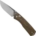 The James Brand The Carter - OD Green / Stainless / Micarta /Straight foldekniv