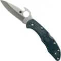 Spyderco Delica 4 foldekniv, FRN, Emerson Opener, grå