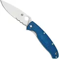 Spyderco Resilience CPM S35VN Lightweight foldekniv, taggete