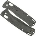 Flytanium Crossfade Black Canvas Micarta Scales for Benchmade Bugout