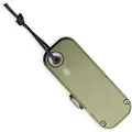 The James Brand The Palmer - OD Green / Black / Aluminum / Straight foldekniv