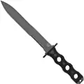 Benchmade SOCP Fixed Blade kniv, svart, taggete