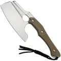 CIVIVI Aratra, Diamond Pattern Tan G-10, Stonewash