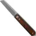 The James Brand The Duval - Rosewood / Stainless / Wood / Straight foldekniv