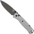 Benchmade Bugout S30V Black Cerakote foldekniv, grey grivory