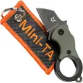 Fox knives Mini-TA Black foldekniv, grønn