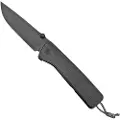 The James Brand The Barnes - Black / Black / Titanium / Straight foldekniv