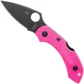 Spyderco Dragonfly 2 Lightweight S30V Black Blade foldekniv, pink